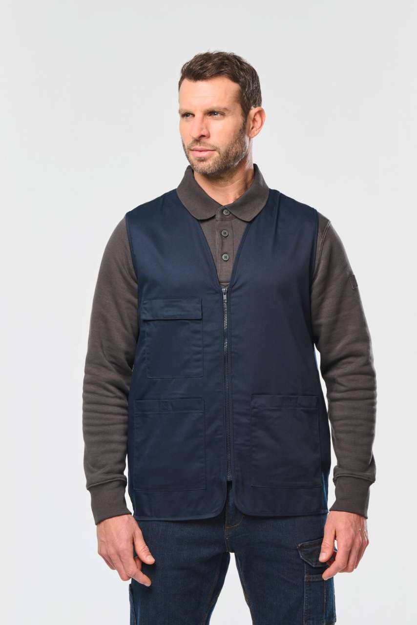 UNISZEX TÖBBZSEBES POLYCOTTON MELLÉNY
