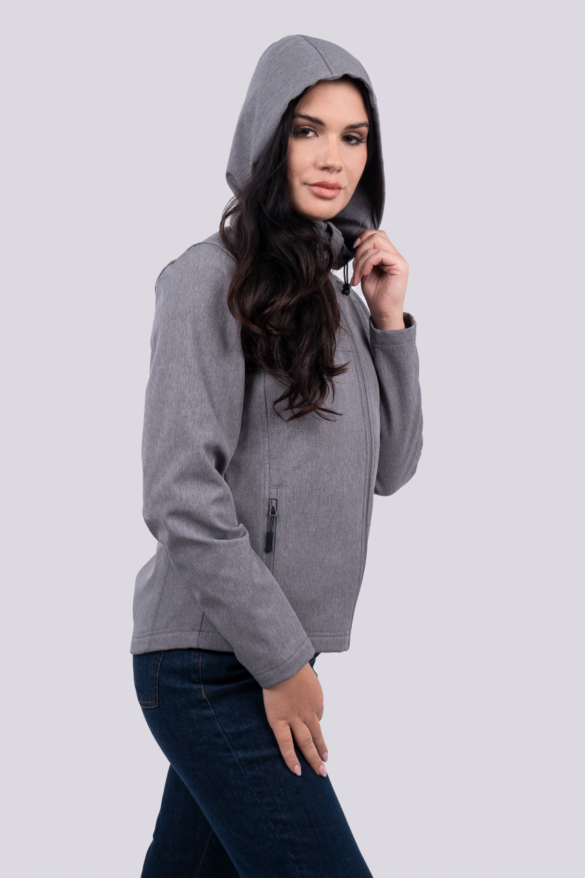 NŐI 3 RÉTEGŰ LEVEHETŐ KAPUCNIS SOFTSHELL DZSEKI