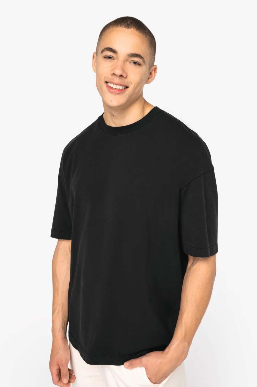 FÉRFI OVERSIZED MOSOTT HATÁSÚ PÓLÓ